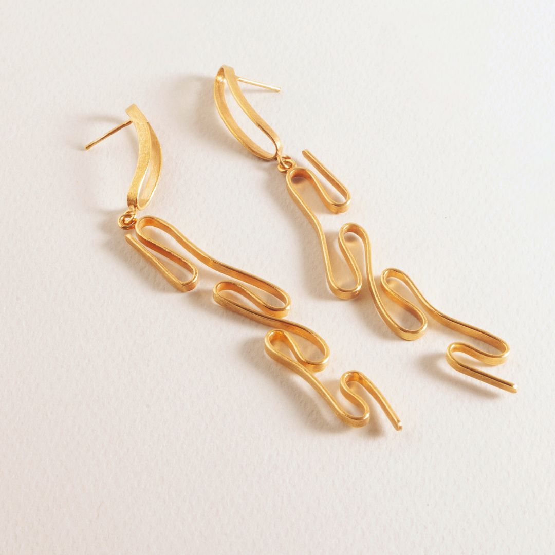 Maxi Flowing Earrings