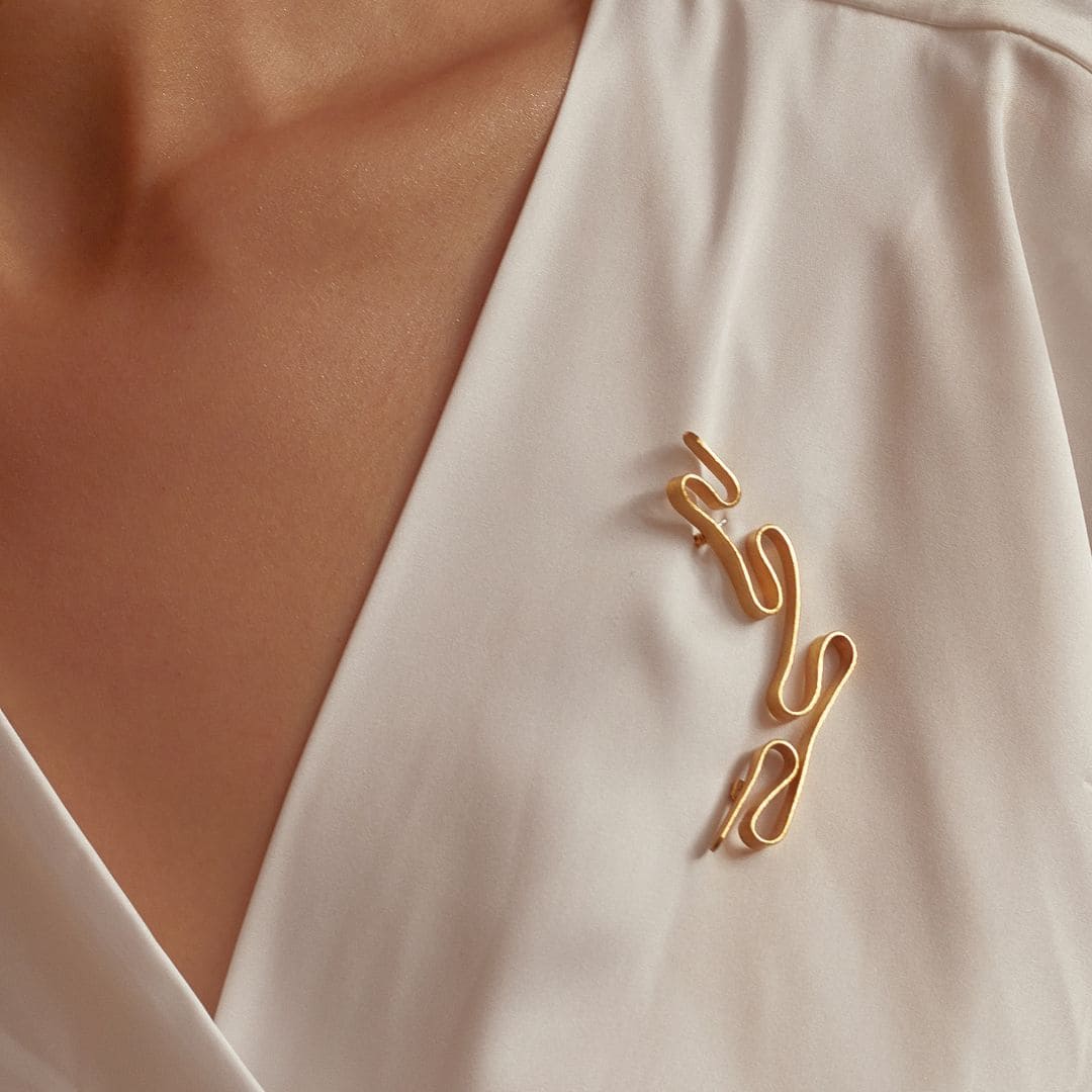 Flowing Brooch