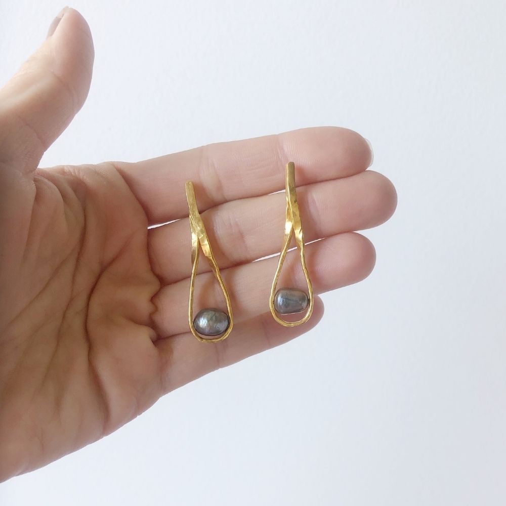 Aretes Nahir Perla